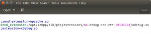 Come attivare XDebug - Prima modifica al file php.ini