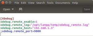 Come attivare XDebug - Seconda modifica al file php.ini