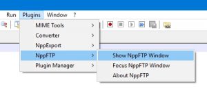 notepad++ install nppftp